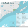 Rivers of the North Shore Map